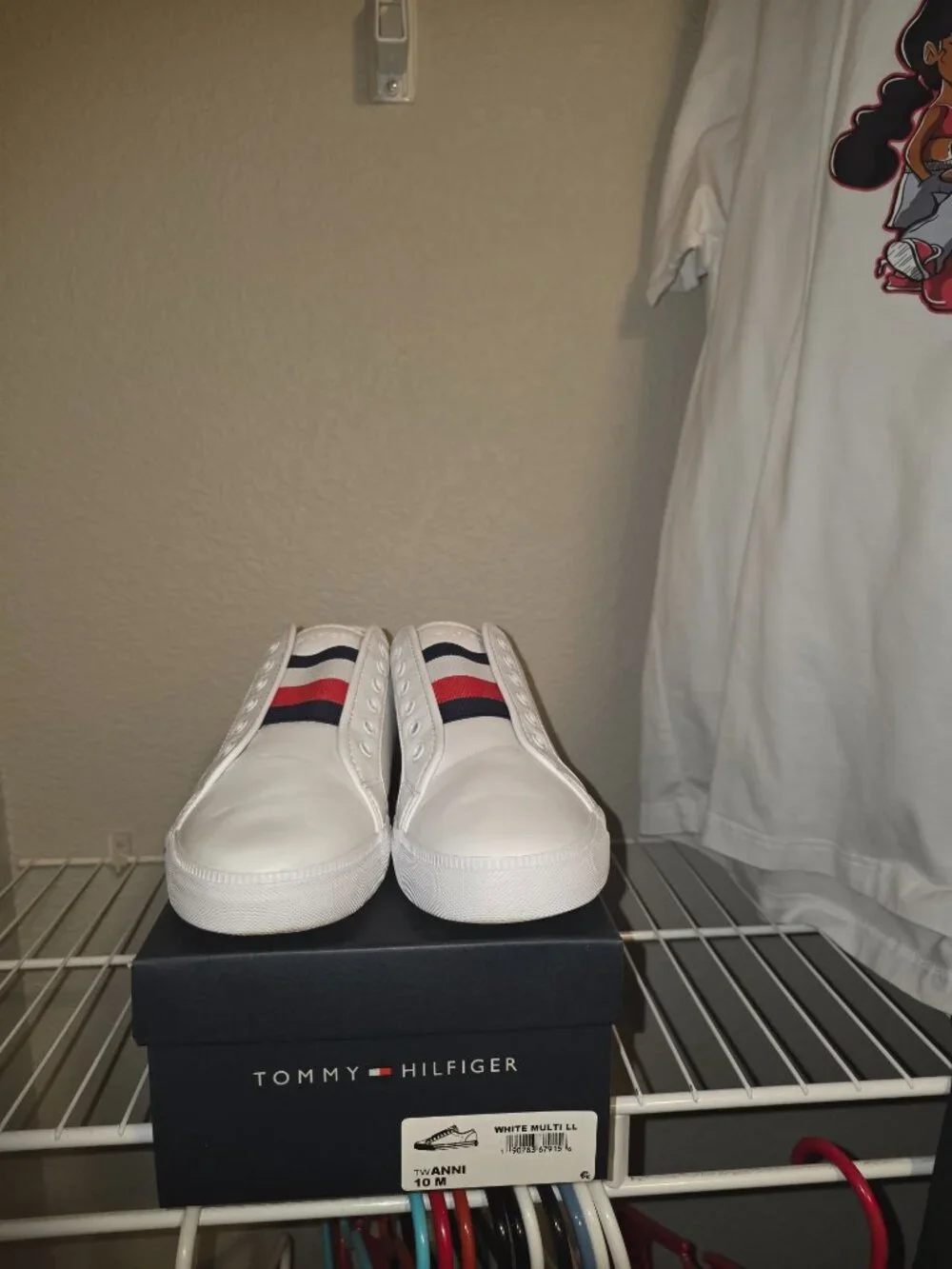 Tommy Hilfiger Women's Anni Slip-On Casual Sneakers - White - Size 10
